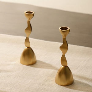 Bougeoir en métal cerf bougeoir en métal argenté Table pièce maîtresse foudre décor bougeoirs supports de décoration - Product Image 2