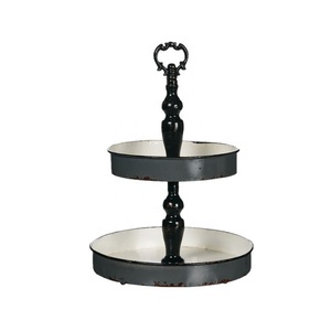 Nuevo Soporte de Servicio Escalonado Rústico Dorado de Metal <span class=keywords><strong>para</strong></span> Cupcakes, Bandeja Escalonada de Metal <span class=keywords><strong>para</strong></span> Cocina, Sala de Estar, Joyería - Product Image 6