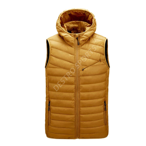 Gilet bouffant respirant haut tendance gilet à fermeture éclair vestes bouffantes Gilet bouffant sans manches fabriqué en usine prix de gros hiver - Product Image 1