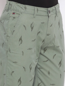 Short imprimé pour hommes, léger, personnalisé, style hip hop, avec motif feuille et piment, tissu doux et respirant en mélange de coton - Product Image 6