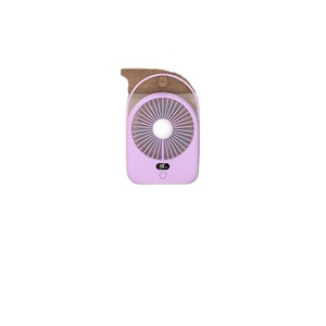 Usb Rechargeable <b>Mini</b> <b>Desk</b> Led Display Low Noise Portable Cooling Fan With 4 Colors Option - Product Image 1