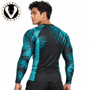 Lightweight <b>Men</b> <b>Rash</b> <b>Guard</b> Featuring Flexible Material Comfortable Fit And Athletic Construction For Training Fitness And Sports - Product Image 5