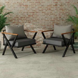 Set divano singolo giardino bouganvillea 1 + 1 CPT5523-70 - Product Image 1