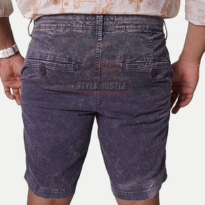 Shorts de Estilo Urbano con Lavado Ácido, Hechos con la Mejor Tela, Ligeros, Hechos a Medida, para Venta en Línea - Product Image 3