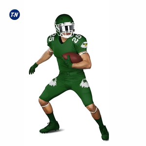 Conjunto de Uniforme de Fútbol Americano Estampado, Cómodo y Duradero, Pantalones Cortos con Patrón 3D, 100% Poliéster, Secado Rápido, Transpirable, Talla Grande - Product Image 3