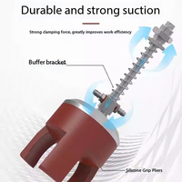 Penjepit Robot Silikon Lunak Fleksibel, Gripper Pneumatik Jari Lunak Dua-jaw, Tiga-jaw, Empat-jaw, Penghisap Vakum, Penjepit Mini