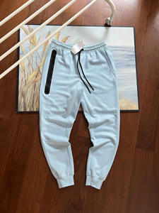 Pantalones Deportivos Casuales para Hombre, 100% Algodón Transpirable, Multicolores, Rectos, Antibolitas, Felpa, Ajuste Holgado, Cordón Ajustable, Cierre Lateral - Product Image 3