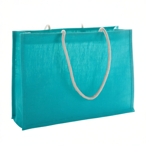 Sac de plage en jute écologique Zylta, sacs fourre-tout promotionnels pour gadgets - Product Image 3