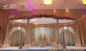Mandap de mariage Manavarai au Sri Lanka, configuration de mandap de mariage grand format Manavarai, meilleur mandap Lagan du sud de l'Inde à prix bas, États-Unis - Product Image 3