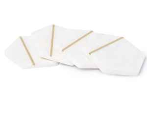 New Arrival Marble Coasters 4 Piece <b>Plates</b> Round Tea Cup <b>Mats</b> Pads Modern Style Trendy Design Square Household Dinnerware - Product Image 5