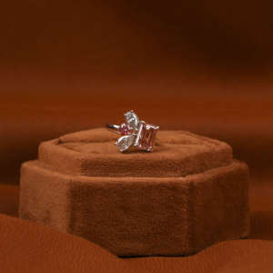 Anillo de compromiso de lujo de oro macizo de 18 quilates para mujer, 2,6 quilates, laboratorio multiforma creado, Diamante certificado IGI - Product Image 2