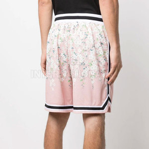 Shorts en mesh pour hommes, vêtements de sport et de fitness, shorts en mesh à séchage rapide, 100% polyester, vêtements d'entraînement pour la salle de sport, shorts de basket-ball pour hommes - Product Image 2