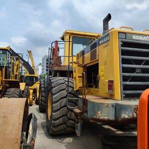Chargeur avant WA600-3 chargeur payant Komatsu 4*4 fabriqué au Japon, chargeur de terrassement Komatsu wa320 WA470 WA600 d'occasion bon marché en vente - Product Image 5