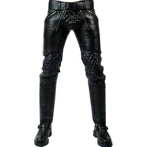 กางเกงหนังวัวแท้คุณภาพพรีเมียมสำหรับงานเชื่อม งานหนัก อุตสาหกรรม ความปลอดภัย และดับเพลิง - Product Image 1