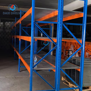 Étagères industrielles sans boulons, rayonnages de stockage pour entrepôt, rayonnages à palettes <span class=keywords><strong>en</strong></span> acier, rayonnages d'entrepôt, Guangzhou - Product Image 5