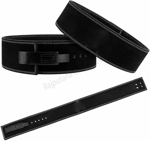 Ceintures de levage de puissance de levier en cuir véritable de haute qualité pour la musculation d'entraînement de gymnase avec des couleurs et une taille personnalisées - Product Image 1