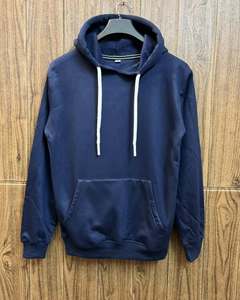 Sudadera con capucha Lisa para hombre, Jersey minimalista, sin logotipo, ropa de calle de Color sólido, clásico, informal, cálido, Unisex, esencial para invierno - Product Image 3