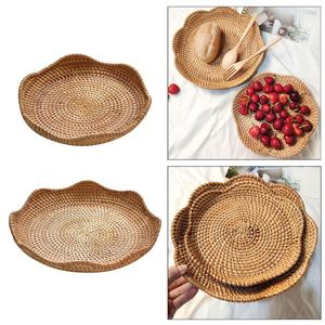 Handmade Premium Quality Rattan Serving <b>Tray</b> Modern Design Custom Shape <b>Large</b> Size Ideal For Kitchen Tea And Coffee Serving - Product Image 6