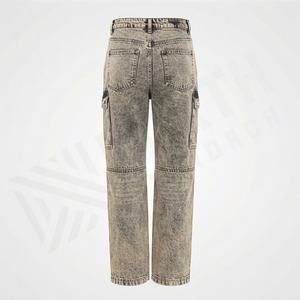 <b>Women's</b> High Quality Cotton Fiber Flare Denim Pants Breathable Casual Streetwear Sexy Embroidery Customized Color Fashionable - Product Image 6