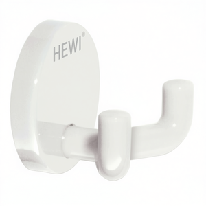 HEWI 477.90.025 Double <b>Hook</b> 2 Pure White Polyamide 99 50 mm <b>Wall</b> <b>Hooks</b> & Coat Racks with 43.5 mm Projection - Product Image 3