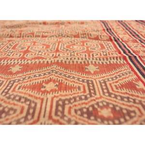 พรมขนสัตว์ขนาดใหญ่ Nayaab Classic ลายเรขาคณิตสีแดงส้ม ทอมือ ขนาด 9x12 ฟุต สำหรับทางเข้าบ้าน-Paem-949 - Product Image 3