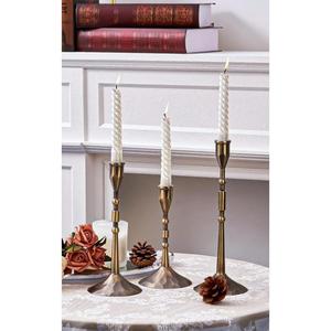 Bougeoir élégant en laiton fabriqué à la main pour une décoration intérieure élégante, une table de mariage de luxe et des décorations pour événements spéciaux - Product Image 3