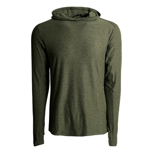 Camisa de pesca con capucha de camuflaje personalizada unisex poliéster Spandex secado rápido con capucha fresca en UPF 50 manga larga tamaño XXS - Product Image 1
