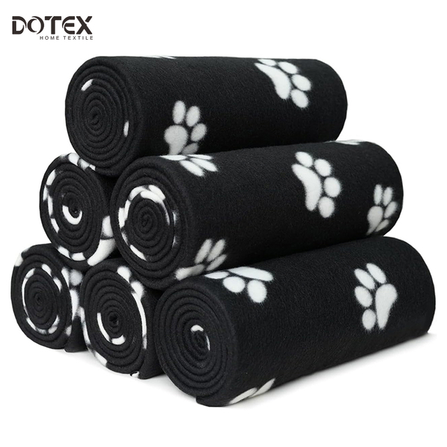 Wholesale Custom Super Soft 100% Polyester Eco-Friendly Knitted Printed Blanket Throw Polar Fleece Blankets in Bulk for Home
