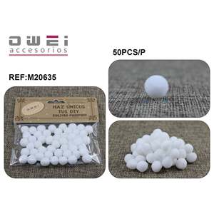 Pompom Rabbit de 12mm Material 50U1 2u/C Producto Premium - Product Image 1