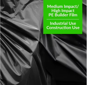 Film plastique de construction transparent PE PP toutes couleurs, haute résistance, 10' x 100', 6 mil, rouleau de bâche polyéthylène - Product Image 6
