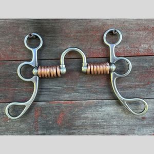 Venta al por mayor de bocados de equitación de acero inoxidable de alta calidad con etiqueta privada, de vástago largo, articulados, para corrección, estilo Western SKI, de fábrica. - Product Image 6