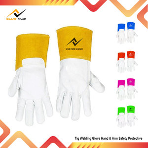 Guantes de soldadura TIG Guantes de soldadura Tig Guantes de soldadura de seguridad para manos y brazos Guantes protectores de cuero Premium - Product Image 2