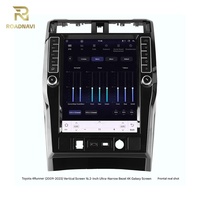 Reproductor Multimedia para Automóvil con Pantalla Táctil Android 13 de 16.2'' y Cámara de Reversa con DSP para 4Runner 2009-2023 (Entretenimiento para Asientos Traseros)