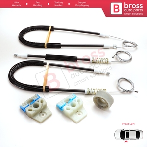 Kit de réparation de lève-vitre électrique BWR808 avant gauche pour Passat B6 3C 3C2 3C5 2005-2011 4/5 portes 3C1837461 - Product Image 4
