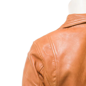 Chaquetas de Cuero 100% Genuinas para Mujer, Transpirables, Servicio OEM Personalizado con Cremallera, Alta Calidad - Product Image 6