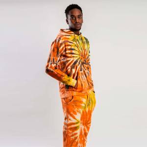 <b>Men</b> Casual <b>Tie</b>-Dye Sweatsuit Set - Cozy and Comfortable Loungewear Perfect for Everyday Wear and Lounging Indoors - Product Image 2