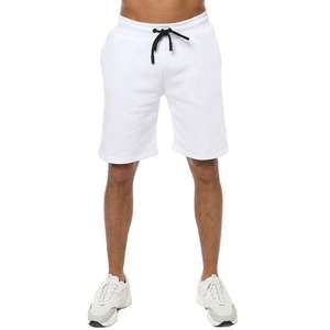 Short de survêtement long à cordon de serrage en coton doux uni motif thermique hiver Vêtements de salon décontractés pour hommes OEM personnalisés - Product Image 2