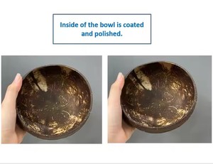 ชุดชามมะพร้าวและช้อนเป็นมิตรต่อสิ่งแวดล้อมบรรจุภัณฑ์โลโก้ผลิตในเวียดนาม - Product Image 2