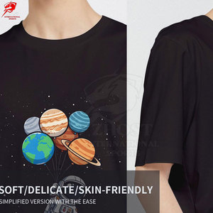 T-shirts imprimés avec logo personnalisé, vêtements de sport de haute qualité, tissu en coton doux, faible MOQ, vente directe d'usine, Pakistan - Product Image 5