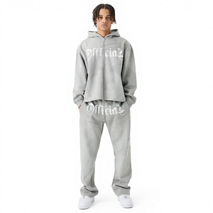 Men Tracksuit Running Set Breathable <b>Lightweight</b> Sports Suit <b>hoodie</b> and Trouser Training Gym for Men Custom Logo Print - Product Image 1