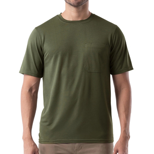 Camiseta de Algodón Orgánico 100% Ecológica de Cuello Redondo para Hombre, Talla Grande, Corte Informal, Fabricante de Diseño Personalizado OEM - Product Image 5