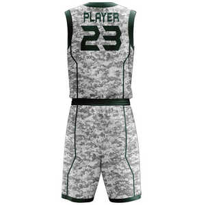 Uniformes de Baloncesto Personalizados al por Mayor para Hombre, Transpirables, de Secado Rápido, 100% Poliéster, Ropa Deportiva de Talla Grande, con Logotipo Impreso - Product Image 5