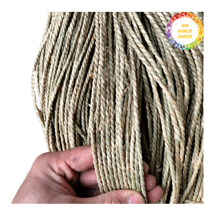 เส้นใยหญ้าทะเลบิดเกลียวแน่น สำหรับงานฝีมือสร้างสรรค์ การถักทอแบบ DIY และการตกแต่งบ้านที่เป็นมิตรกับสิ่งแวดล้อม - Product Image 3