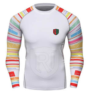Top Qualité Meilleure Vente MMA Rash Guard Nouveau En Stock Taille Personnalisée Vêtements De Sport MMA Rash Guard - Product Image 1