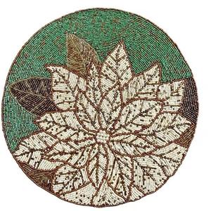 แผ่นรองแก้วลูกปัดหลากสีดีไซน์แบบแฮนด์เมดแผ่นรองแก้วตกแต่งบ้านดีไซน์แบบสดใหม่ - Product Image 4