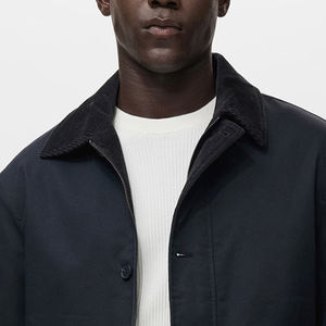 Chaqueta Personalizada para Hombre con Cierre de Botones, Material Transpirable, Cuello Camisero, Mangas Largas, Servicio OEM, Precio al por Mayor - Product Image 2