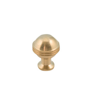 Pomolo a Sfera 70 mm in Ottone Lucido Spazzolato Filettatura M12 - Product Image 1