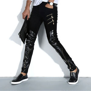 ผลิตกางเกงหนังวัวสำหรับเด็กผู้ชาย เสื้อผ้าผู้ชาย เด็กผู้หญิง ผลิตในปากีสถาน กางเกงไบค์เกอร์ทันสมัย กางเกงหนังแข่งรถสำหรับผู้ชาย - Product Image 2