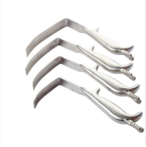 Ensemble d'instruments de rétraction mammaire manuelle en acier inoxydable Baitang Medical avec lumière intégrée en forme de L pour usage hospitalier - Product Image 3