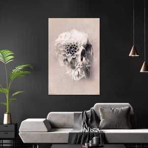 Affiche de décoration murale avec crâne dégénéré d'Ali Glec - Product Image 2